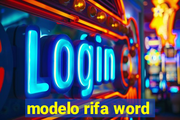 modelo rifa word